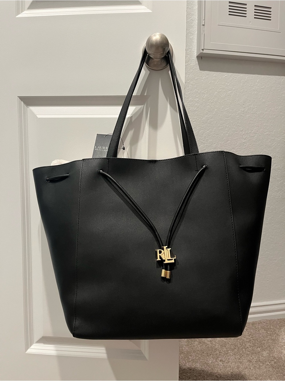Lauren Ralph Lauren Large Drawstring Handbag - Picture 2 of 13